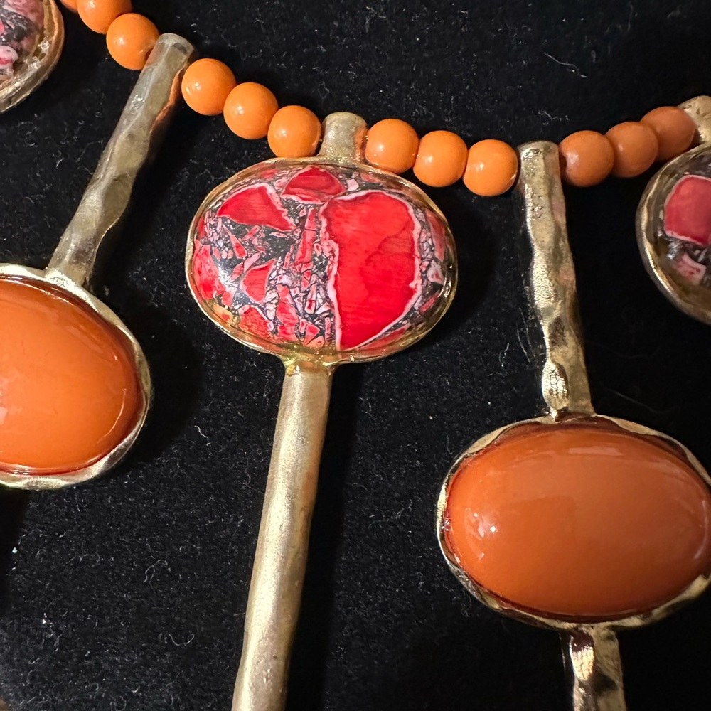 Lucia vintage statement necklace - Picture 2 of 3